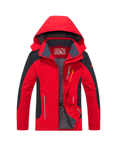 Heren Waterdichte Hiking Jas – Winddichte Outdoor Jas met Afneembare Capuchon, Grote Maten voor Lente en Herfst