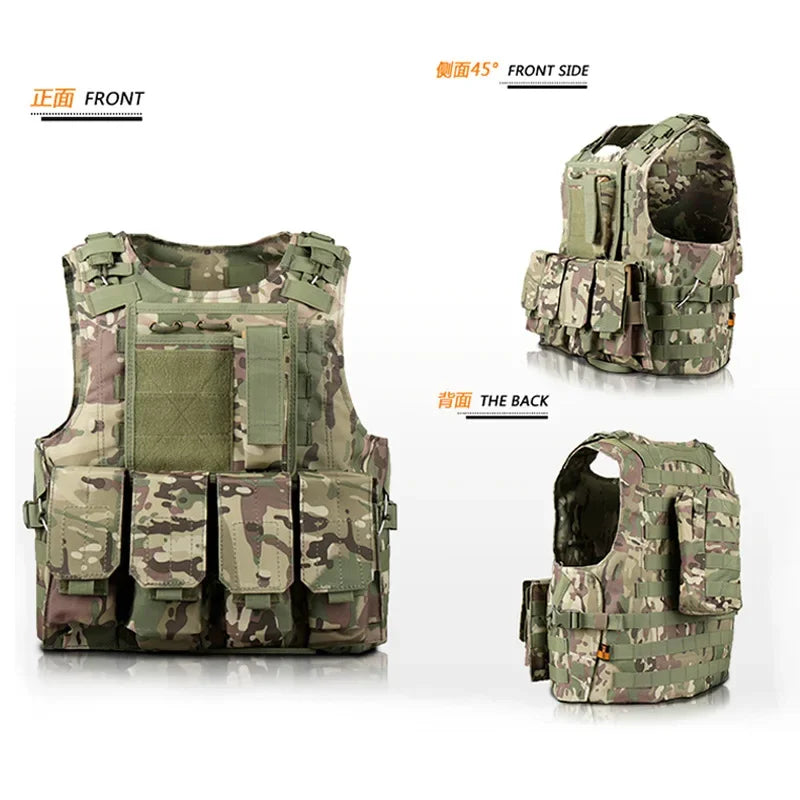 Tactisch Militair Vest | Molle Combat Vest | Airsoft & Outdoor Gear