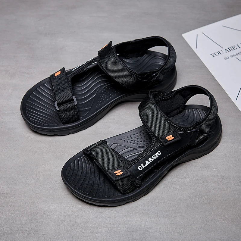 Outdoor Herensandalen – Waterbestendige Gladiator Slippers met Boogsteun, Antislip Rubberzool en Open Teen