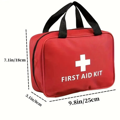 Eerste Hulp Kit - 184-delige Medische Kit met 25 Producten - Draagbare Survival EHBO Set voor Thuis en Outdoor
