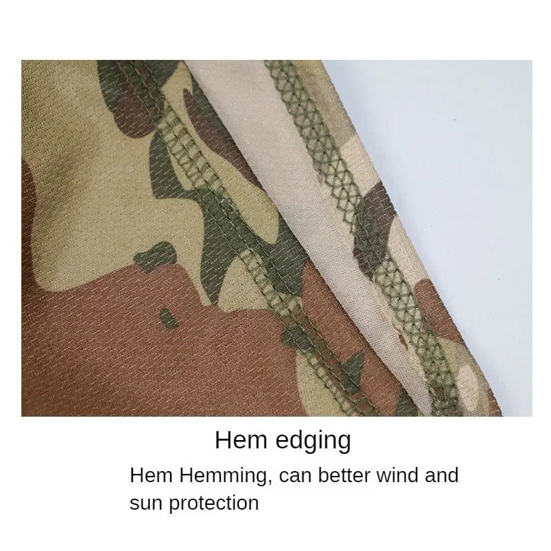 Camo Masker Nekwarmer – Ademend Sport Bandana voor Fietsen, Wandelen & Kamperen – Unisex Outdoor Tube Sjaal