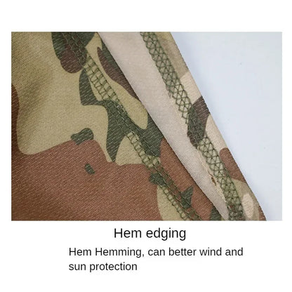 Camo Masker Nekwarmer – Ademend Sport Bandana voor Fietsen, Wandelen & Kamperen – Unisex Outdoor Tube Sjaal
