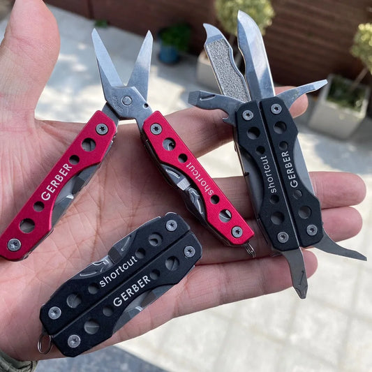 GERBER Multitool – Compacte Stretch Schaar voor Camping, Survival, Jacht en Outdoor Avonturen