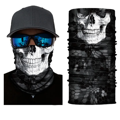 Fiets Bandana Sjaal – Naadloze Tactical Nekhoes & Balaclava – Fiets-, Ski- & Motor Masker voor Mannen – Outdoor Hiking & Vissen