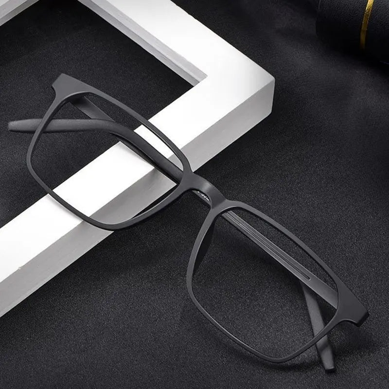 Pure Titanium Multifocale Leesbril – Anti-Blauw Licht, Automatische Aanpassing, Unisex Bril voor Dichtbij en Veraf