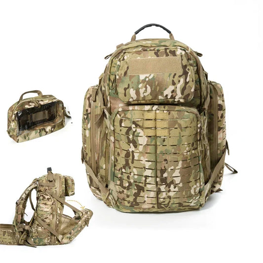 60L Militärischer taktischer Rucksack – 1000D Nylon MOLLE Outdoor-Rucksack für Wandern &amp; Camping