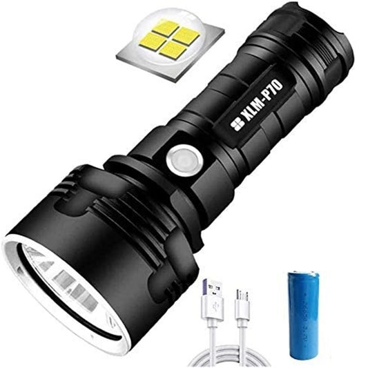 LED Waterdichte Zaklamp – 3 Modi Zaklamp voor Wandelen, Kamperen en Noodsituaties