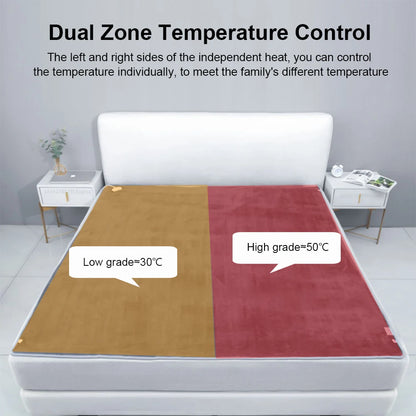 Dicke Heizdecke 220 V mit automatischem Thermostat – beheizter Bodywarmer für Schlafzimmer und Wohnzimmer