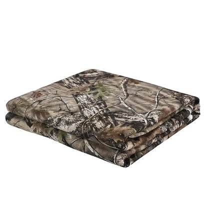 Tarnnetz 1,5M – 2M-12M | Jagd- und Outdoor-Schutznetz, 3D-Blattmuster, wasserdicht
