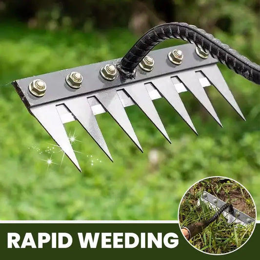 5/6/7/8 Tanden Carbon Staal Tuin Hand Hark – Tuin Weeding Tool voor Aardewerken, Dethatching en Luchtigheid van de Bodem
