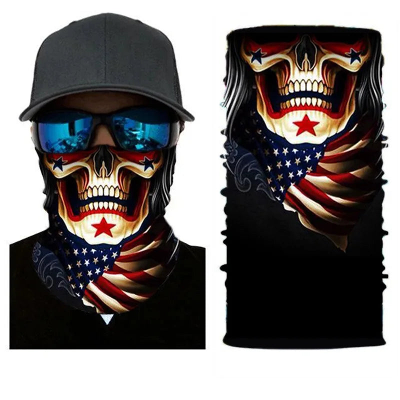 Fiets Bandana Sjaal – Naadloze Tactical Nekhoes & Balaclava – Fiets-, Ski- & Motor Masker voor Mannen – Outdoor Hiking & Vissen