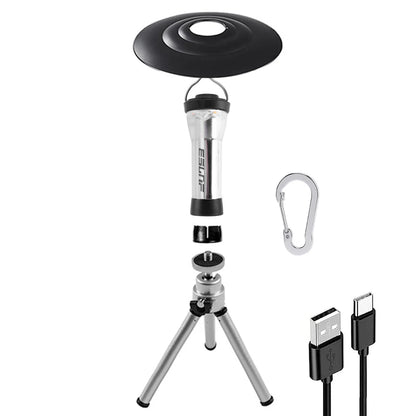 LED Camping Lamp | Oplaadbare 2600mAh Zaklamp & Lantaarn | Waterdicht & Compact