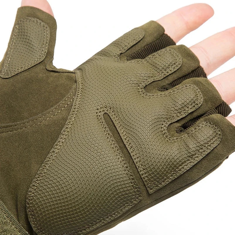 Tactical Outdoor Gloves with Protective Shell - Non-slip Fitness Gloves for Men and Women