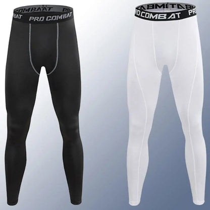 Heren Compressielegging – Sneldrogende Sport Tights voor Running, Fitness & Training