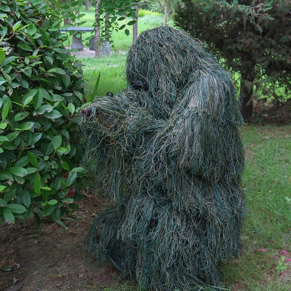 5-teiliger Tarn-Ghillie-Anzug – taktische Jagdbekleidung für Paintball, Vogelbeobachtung und Outdoor-Aktivitäten