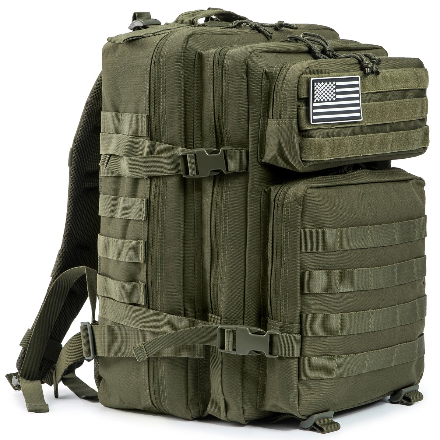 45L Tactische Rugzak met Molle – Grote Outdoor Backpack voor 3 Dagen Hiking, Trekking & Kamperen