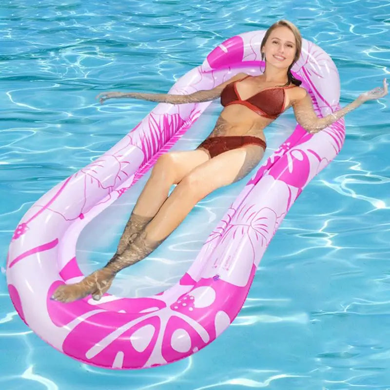 Opblaasbare Pool Lounge Float – Zonnebed Drijver voor Zwembad – Duurzaam PVC