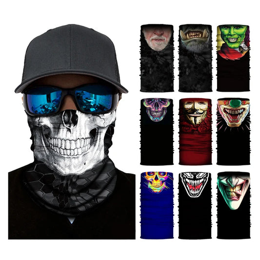 Fiets Bandana Sjaal – Naadloze Tactical Nekhoes & Balaclava – Fiets-, Ski- & Motor Masker voor Mannen – Outdoor Hiking & Vissen