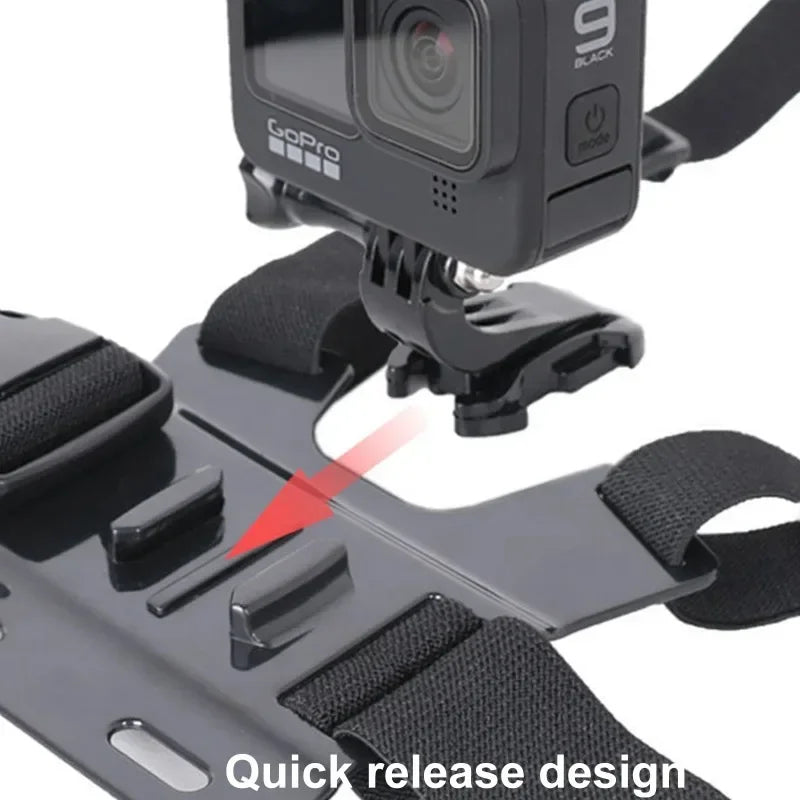 5-in-1 Mobiele Telefoon Borstbandhouder | Verstelbare Bevestigingssteun voor Video-opname en Live-uitzending