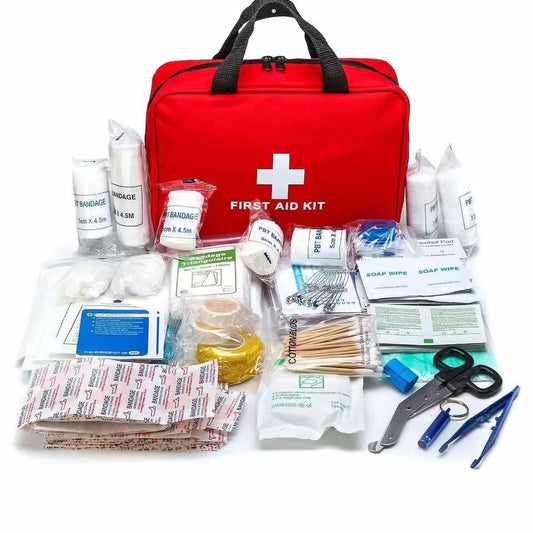 Erste-Hilfe-Set – 184-teiliges medizinisches Set mit 25 Produkten – tragbares Survival-Erste-Hilfe-Set für Zuhause und draußen