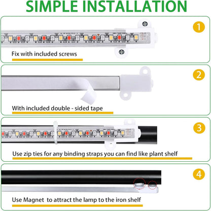 3-farbig dimmbare LED-Wachstumslampe – USB DC5V Vollspektrum-Wachstumslampe mit Timer für Zimmerpflanzen