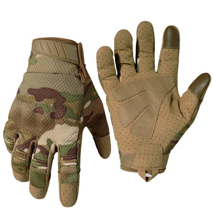 Camo Touchscreen Tactische Handschoenen – Outdoor Handschoenen voor Jacht, Schieten, Fietsen & Hiking