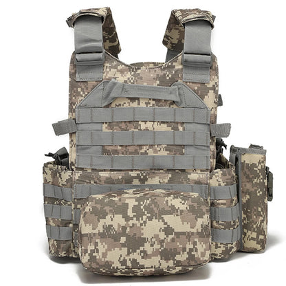 Nylon Chest Rig MOLLE Weste – Camouflage-Körperpanzerung für Jagd, Airsoft, Paintball und taktische Einsätze