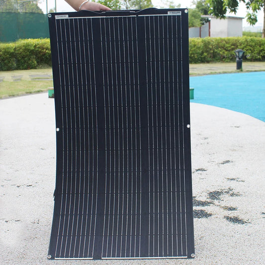 ETFE Flexibel Monokristallijn Zonnepaneel – 100W 12V Kit voor Off-Grid Power en Camping