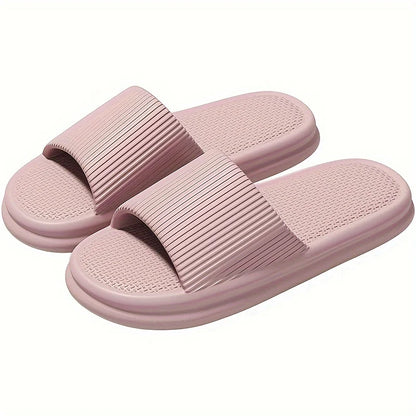 Nieuwe Heren EVA Slides - Non-Slip Open Teen Slippers, Sneldrogend voor Binnen, Douche en Wandelen