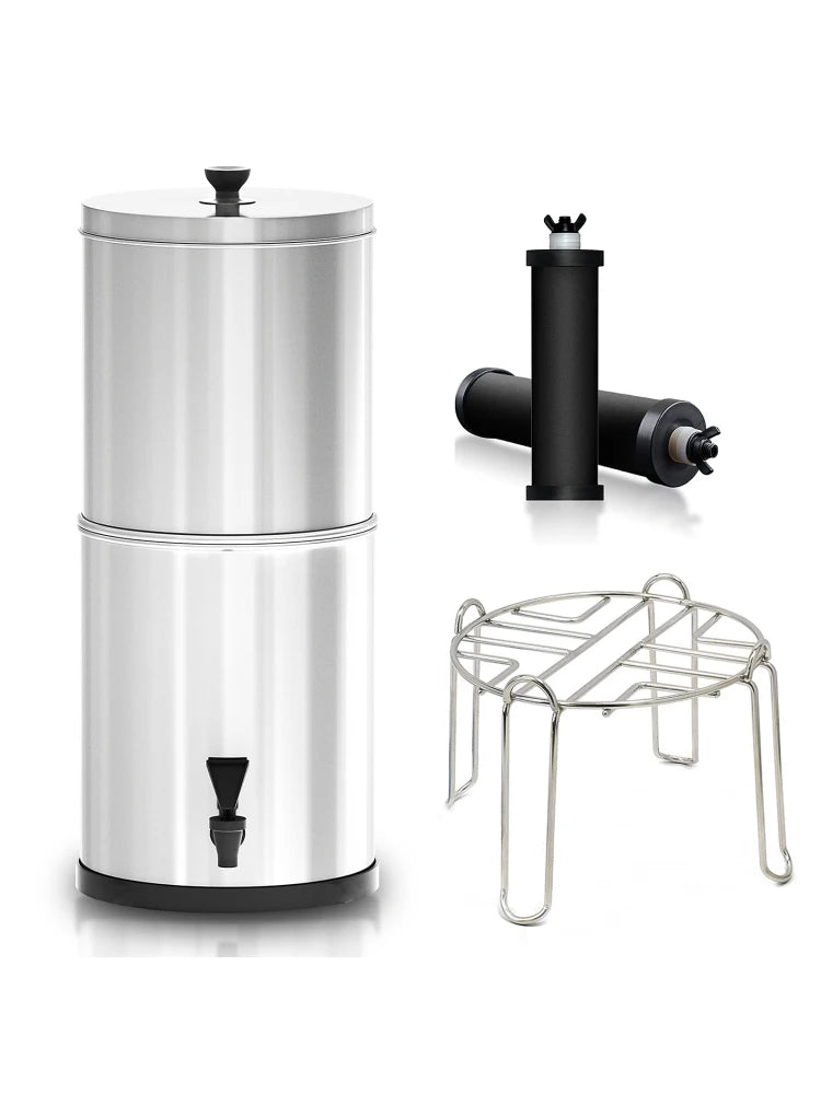 Gravity Water Filter Systeem - 11L Waterfiltratie Emmer Voor Thuis, Camping en Noodvoorbereiding