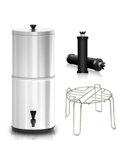 Gravity Water Filter Systeem - 11L Waterfiltratie Emmer Voor Thuis, Camping en Noodvoorbereiding