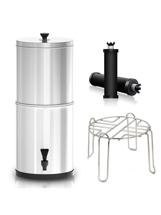 Schwerkraft-Wasserfiltersystem – 11-Liter-Wasserfiltrationseimer für Zuhause, Camping und Notfallvorsorge