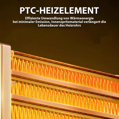 3000-W-Elektroheizung mit Überhitzungsschutz und 3 Heizstufen – wasserdichter Heizventilator für den Innen- und Außenbereich