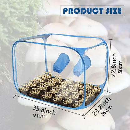 Still Air Box voor Mushroom Kweken - Duurzame PVC Tent voor Paddenstoelenkweek