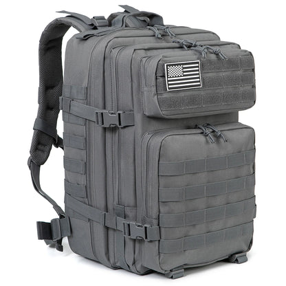 45L Tactische Rugzak met Molle – Grote Outdoor Backpack voor 3 Dagen Hiking, Trekking & Kamperen