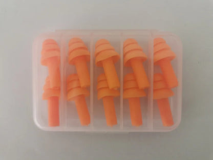 5Pairs/set box-packed comfort earplugs noise reduction silicone Soft Ear Plugs Swimming Silicone Earplugs Protective for sleep