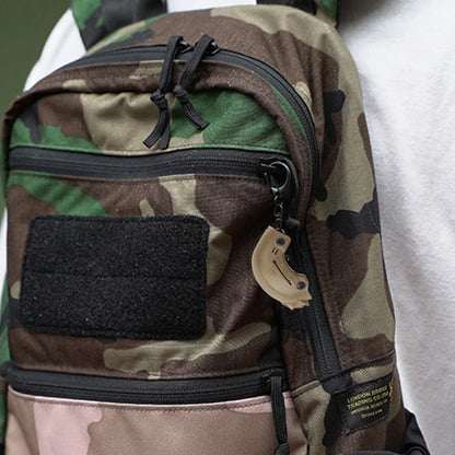 Taktischer Mini-Helm-Schlüsselanhänger – multifunktionaler Flaschenöffner, Outdoor-Gadget, stilvolles Sammlerstück