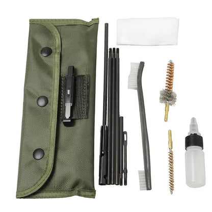 Waffenreinigungsset – 10-teiliges Set für Gewehre, Airsoft, Schrotflinten und Pistolen im Kaliber .22cal, 5,56 mm, 223 und 22LR