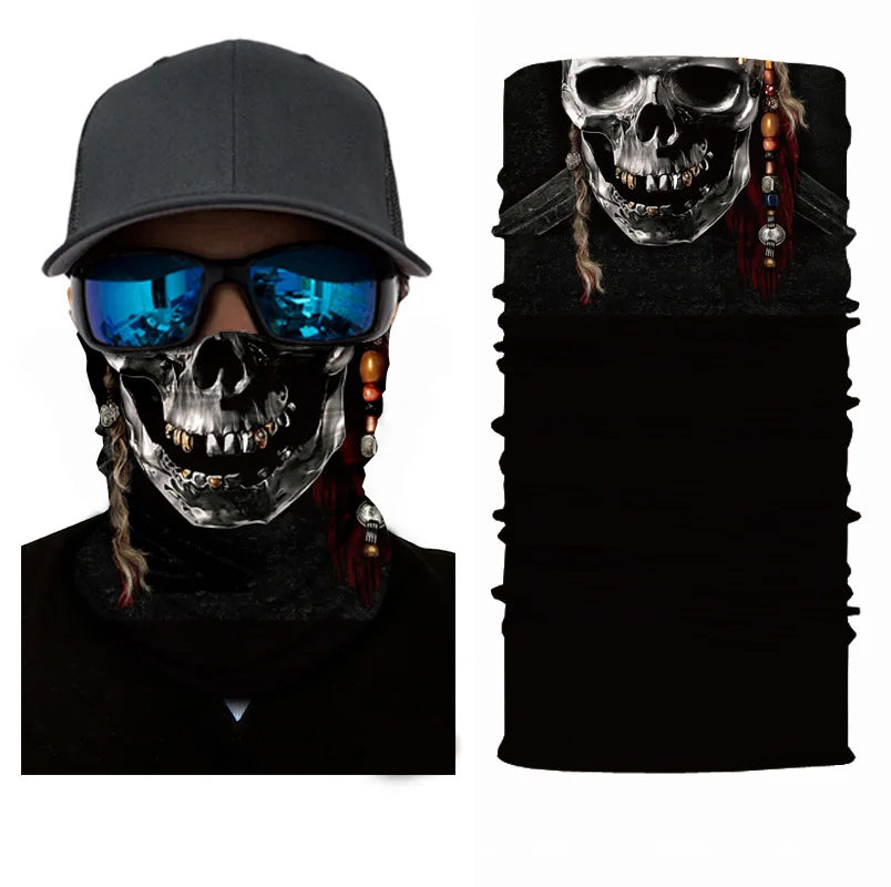 Fiets Bandana Sjaal – Naadloze Tactical Nekhoes & Balaclava – Fiets-, Ski- & Motor Masker voor Mannen – Outdoor Hiking & Vissen