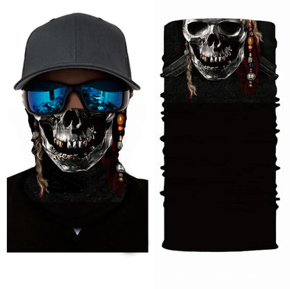 Fiets Bandana Sjaal – Naadloze Tactical Nekhoes & Balaclava – Fiets-, Ski- & Motor Masker voor Mannen – Outdoor Hiking & Vissen