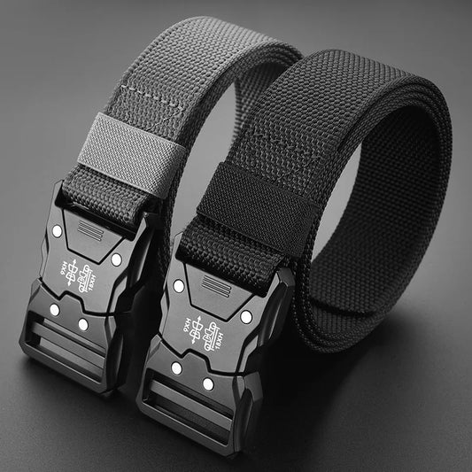 Taktischer Hüftgürtel mit automatischer Schnalle – langlebig und geeignet für Outdoor-Abenteuer – Unisex-Modeaccessoire