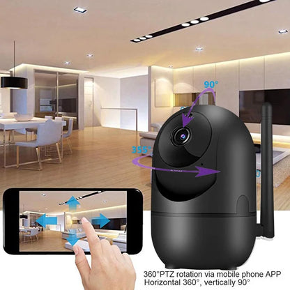 WLAN-IP-Kamera YCC365 Plus – 3 MP Smart Home Auto Tracking, volle Nachtsicht, kabellose CCTV-Überwachungskamera