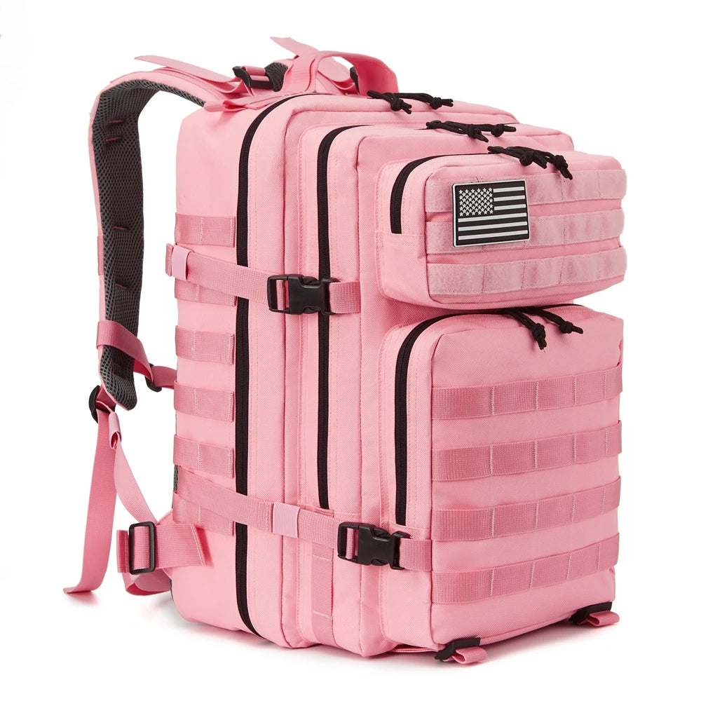 45L Tactische Rugzak met Molle – Grote Outdoor Backpack voor 3 Dagen Hiking, Trekking & Kamperen