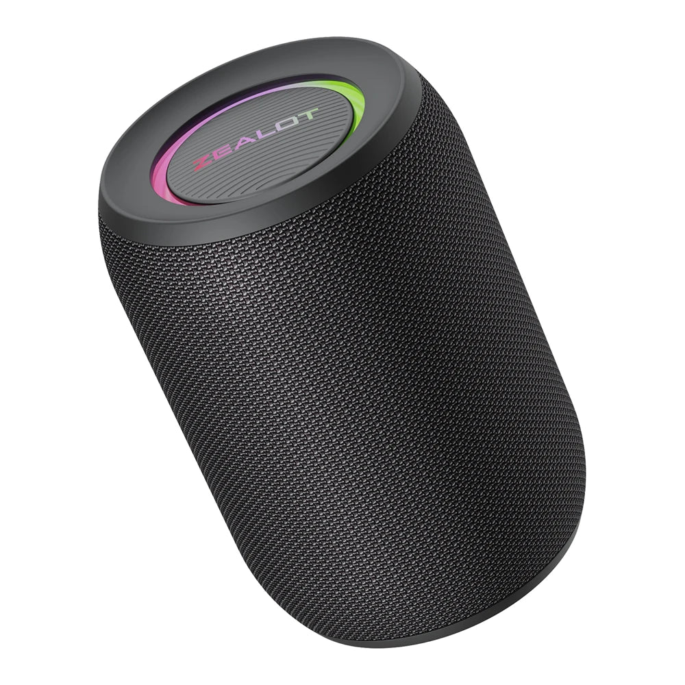 Powerful Bluetooth Speaker – Wireless Bass Subwoofer met LED Licht, Waterproof, 12W Output, Extra Bass Mode, Geschikt voor Outdoor en Thuisgebruik