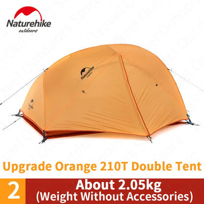 Naturehike Star River 2-Persoons Ultralichte Trekkingtent – 4-Seizoenen Waterdicht – 20D Silicone Nylon