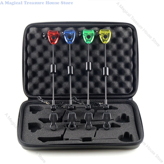 Carp Fishing Swingers Set - LED Verlichte Waterdichte Visbijt Alarm Indicatoren voor Visaccessoires