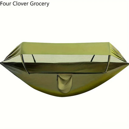 3-in-1 Camping Hammock with Mosquito Net and Sun Shelter – Durable Outdoor Hammock for Travel, Backpacking, and Parks