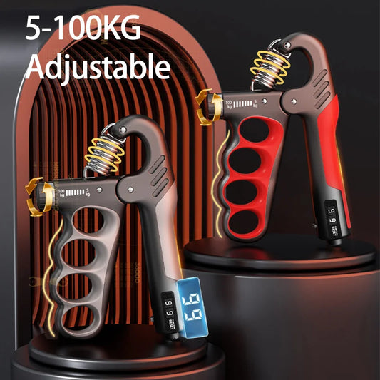 Verstelbare Grip Strengthener voor Handen en Polsen – Hand Krachttrainer voor Fitness, Herstel en Spiertraining (5-100kg)
