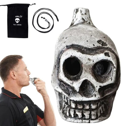 Authentiek Aztec Death Whistle, Luide Spookachtige Mensachtige Schreeuwen, Skulls en Donder Echoes, Perfect voor Camping en Noodsituaties