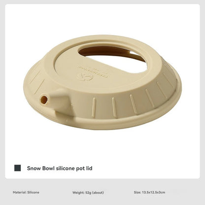 CAMPINGMOON Universal-Topfdeckel aus Silikon – lebensmittelecht und hitzebeständig für Camping und Kaffeezubereitung